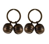 Abaodam Accessoires pour Animaux de Compagnie Clochettes en Cuivre Rétro 2 Sets pour Pendentif Porte-clés et Entraînement Décoratif pour Garçon et Filles