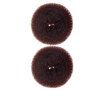 Abaodam Accessoires pour Cheveux de Filles 2pcs Chignon Magique Marron en Nylon pour Créer des Coiffures Élégantes Lors de Mariages et Fêtes