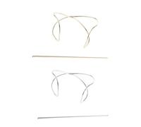 Abaodam Accessoires pour Cheveux en Alliage Irrégulier 2pcs, Manchettes Chignon Vintage Élégantes, Faciles à Porter, pour Usage Quotidien et Dîners