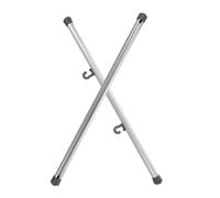 Abaodam Accroche Poster en Alliage D'aluminium Argenté, Cadre D'affiche Facile à Installer, Rouleau de Peinture Pratique pour Affiches et Photos, 1 Paire