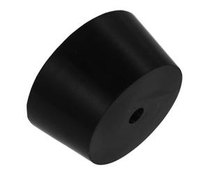 Abaodam Activateur de Diapason Multifonction en Silicone Noir, Outil D'activation Précis et Compact pour Réglage Sonore, Compatible Diapasons Ronds - Accessoire Portable pour Thérapie