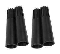 Abaodam Adaptateur 4 Pièces Embout en Plastique Pp Noir Accessoire Compatible pour Télescopique de Balai et Raclette pour Outils de Nettoyage Ménager