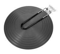 Abaodam Adaptateur à Induction en Aluminium Noir Cuisine, Diffuseur de Chaleur Rapide pour Poêle Électrique et Cuisinière à Gaz, Plaque Chauffante Anti-brûlure
