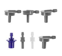 Abaodam Adaptateur de Manchette 7 Pièces pour Tensiomètre Électronique, Connecteur de Tube Monotube 4mm-11mm Compatible Brassard Petit Poignet, Accessoires Médicaux pour Surveillance