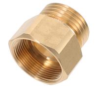 Abaodam Adaptateur De Raccord De Tuyau Femelle Laiton Filetage Fin Po vers GHT Connecteur pour Tuyau Arrosage Et Prévention Reflux De Camping-