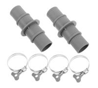 Abaodam Adaptateur de Raccord de Tuyau Piscine Colliers de Serrage Connecteur pour Tuyau Aspirateur de Piscine et Pompe de Filtration Installation Facile et Accessoires de Remplacement