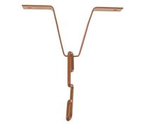 Abaodam Adaptateur Gouttière Chaîne de Pluie Fer Forme V avec Crochet Réglable pour Drainage Extérieur Jardin Maison