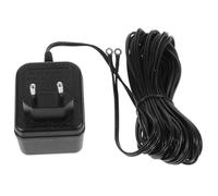 Abaodam Adaptateur Mural pour Sonnette 24v500mah Compatible Systèmes Domestiques, Transformateur de Sonnette en Plastique Noir Design Élégant pour Usage à Domicile
