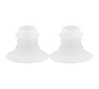 Abaodam Adaptateurs de bride en silicone frosted 28mm à 21mm, inserts lavables et flexibles pour pompe manuelle portable, accessoires portables pour allaitement, ajustables pour mamans allaitantes
