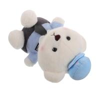Abaodam Adorable ours de police en peluche pour animal en peluche, cadeau d'anniversaire, éducation à la sécurité routière, adorable compagnon pour apprendre le jeu imaginatif