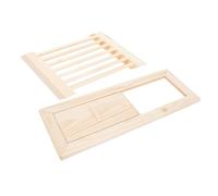 Abaodam Aération Coulissante pour Sauna Fenêtre à Volet pour Aération De Sauna