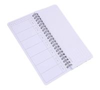 Abaodam Agenda Semainier Portable à Spirale en Papier, Cahier Planificateur Multifonction Facile à Utiliser pour Étudiants et Ados, Organiseur de Bureau Pratique