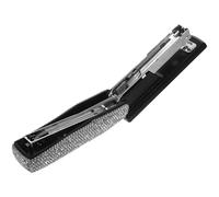 Abaodam Agrafeuse Manuelle Métallique Blanche à Strass, Compacte et Légère, Lot de 1 Set de Set, Agrafeuse Portable pour Bureau, École et Maison, Accessoire de Bureau Pratique