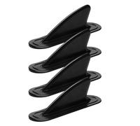 Abaodam Ailerons de Paddleboard Sup en Plastique 4 Pièces, Stabilisateurs d'eau et Séparateurs d'eau pour Planche de Surf Gonflable, Outil D'équilibrage Aileron de Pagaie pour Sports