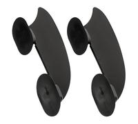 Abaodam Ailerons de Rechange pour Paddleboard Gonflable 24 CM Ensemble de 2 Pièces en Plastique Résistant Ailerons de Surf Universels pour Kayak et Planche à Pagaie Stabilité Optimale