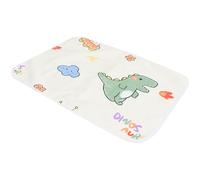 Abaodam Alèse Imperméable Bébé Surmatelas 50x70 Cm Coton Double Face Petit Dinosaure, Tapis Anti-urine Lavable Protection Lit Garçon Et Filles, Usage Pédiatrique Femme Enceinte