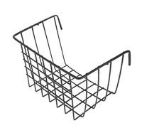 Abaodam Alimentateur de Fer Noir pour Lapins et Cochons d'Inde, Mangeoire Suspendue pour Cage, Maintien du Foin Propre Sol, Adapté à L'intérieur L'extérieur