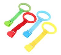 Abaodam Anneaux de Lit Lit Bébé pour Bébé Design Ergonomique 4pcs pour Apprendre à Se Tenir Debout en Plastique Sain à Domicile