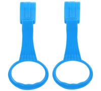 Abaodam Anneaux de Traction pour Berceau de Bébé Bleu en Pp, Aide Bébé à Se Tenir Debout et Exercice de Marche, Design Délicat, pour Voyager, 1 Paire Facile à Utiliser
