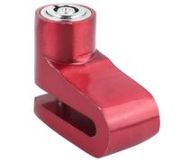 Abaodam Antivol de Frein à Disque pour Moto et Scooter, Verrouillage Solide en Alliage, Couleur Rouge, Compact et Léger, Compatible Vélo Électrique et Trottinette, Sécurité Renforcée
