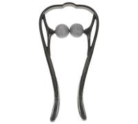 Abaodam Appareil de Massage Cervical Manuel Portable Noir, Masseur de Cou Pratique et Léger, Outil de Massage pour Soulager Douleurs Cervicales, pour Usage à Domicile et Couleur Aléatoire