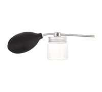 Abaodam Applicateur de Poudre pour Jardin, Diatomée, Tube Métal, Noir | Prise Confortable, Couvercle à Fermeture Rapide, Diffusion Précise, pour Terre et Usage Extérieur