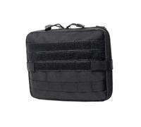 Abaodam Appoint Noir Pochette Attache Molle Multifonction pour Randonnée Camping et Chasse Compatible Ceinture et à Dos