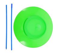 Abaodam Assiettes de Jonglerie en Plastique avec Bâtons, Rotation Fluide et Design Attrayant pour Spectacles Itinérants et Activités à Thème Spectacle