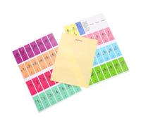 Abaodam Autocollants pour Clavier de Piano Électronique 2 Pièces Couleur, Matériel Imperméable sans Résidu, Étiquette Pratique pour Débutants, Compatible Claviers Universels, Fournitures