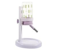 Abaodam Automatic Hamster Water Feeder with Adjustable Height Support Leak Design for Easy Drinking Transparent Bottle for Easy Water Level Observation