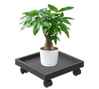 Abaodam Bac à Fleurs Mobile Carré pour Grand Pot de Fleur Interieur
