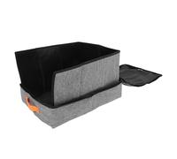 Abaodam Bac à Litière Pliable pour Chat Bac à Litière de Voyage Compacte pour Chaton Portable pour Chat Petit Pliable Séparateur Anti-éclaboussures