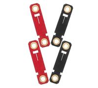 Abaodam Bague de Patte pour Oiseau en Velours Réglable Lot de 4 Pièces Harnais Léger avec Boucle de Sécurité Adapté pour Pigeons et Perroquets Accessoires Santé pour Oiseaux de