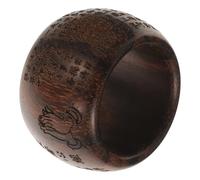 Abaodam Bague de Pouce en Bois Tigre pour Hommes, Anneau Confortable | Surface Lisse sans Bavure, Maintien Sûr, Style Élégant, pour Doigts, Décoration Assortie, Anneau Fin