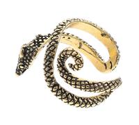 Abaodam Bague Serpent Gothique Réglable Ouverte pour Femme Style Vintage Punk Accessoire Boho Halloween Anneau Ajustable Design Unique