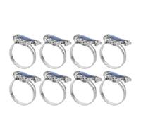 Abaodam Bagues D'humeur Cheval 8 Pièces Ajustables en Alliage Léger Changement de Couleur Selon la Température pour Femmes et Garçon et Filles Présent Fête