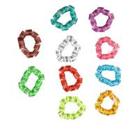 Abaodam Bagues Numérotées pour Pattes de Pigeon Voyageur Multicolores en Plastique Solide Taille Standard Identification Colombophilie Élevage Oiseaux Couleur Aléatoire Style Aléatoire