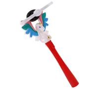 Abaodam Baguette Lumineuse Électrique Rouge avec Lumière LED Multicolore, Sons de Sabots et Musique Intégrée, Lumineux pour Garçon et Filles, pour Fêtes, Anniversaires et Événements