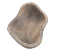 Abaodam Bain d'oiseaux et Mangeoire en Bois Naturel pour Jardin Abreuvoir pour Colibris et Abeilles Plateau Décoratif Extérieur Polyvalent