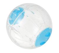 Abaodam Balle D’Exercice Transparente pour Hamster et Écureuil 18,5 Cm, Roulant Anti-Morsure, Facile à Nettoyer, Balle de Course pour Petits Animaux, Accessoire D’enclos pour Exercice