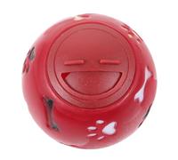 Abaodam Balle Distributeur de Nourriture pour Chien, Éducatif à Parfum Lait, Petite Taille Rouge, Balle de Fuite pour Entraînement et Occupation des Chiens