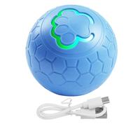 Abaodam Balle Électrique Rechargeable pour Chien Moyen et Grand, Interactif à LED Lumineuse, Modes de Jeu Automatiques pour Stimulation et Divertissement en Intérieur et Extérieur