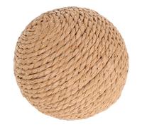 Abaodam Balle Griffoir Interactive pour Chat Sisal Naturel Anti-Ennui et Exercice pour Chats Grand Ballon Résistant pour Aiguiser Les Griffes et Les Félins