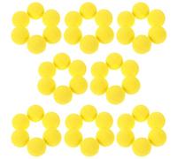Abaodam Balles de Golf D'entraînement en Mousse Eva Jaune, Lot de 50 Pièces, Boules Souples et Rebondissantes pour Intérieur et Extérieur, Adaptées aux Jeux et Exercices Sportifs