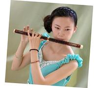 Abaodam Bamboo Flute Antique Style Portable For Beginners Student Horizontal Dizi C Key With Polished Sound Holes And Replacement Diaphragms Chinese Traditional Instrument
