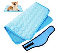 Abaodam Bandana de Refroidissement pour Chien et Tapis Soie pour Animaux de Compagnie de Moyenne et Petite Protection la Chaleur pour Activités Intérieures et Extérieures