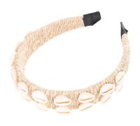 Abaodam Bandeau Coquillage Baroque en Corde de Chanvre Effets Décoratifs, Facile à Mettre Retirer, pour Femmes et Filles, pour Cosplay et Fêtes de Noël