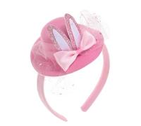 Abaodam Bandeau Lapin Mignon Cochon Peluche Animaux Gonflable Bandeau De Costume De Lapin Accessoire De Cosplay De Cosplay -tête Oreilles De Feutre