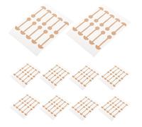 Abaodam Bandelette Nasale Élastique Auto-adhésive Ailes du Nez, Tissu Doux et Élastique, Lot de 10 Pièces, Correction Confortable à Domicile