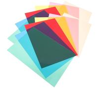 Abaodam Bandes de Lecture Guidée Transparentes 12 Pcs Couleurs Vives Rouge Bleu Jaune Vert Rose Orange pour Matériel Pédagogique, Marqueur de Suivi de Lecture pour Garçon et Filles